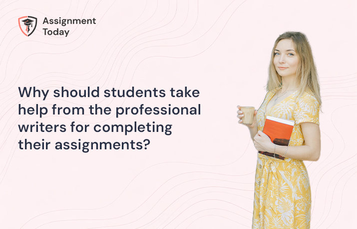Why should students take help from the professional writers for completing their assignments?